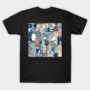 Colorful ingenuity - Abstract Mindset Seamless Pattern T-Shirt